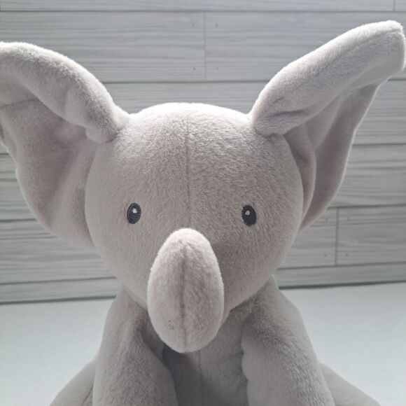 GUND Baby Animated Flappy The Elephant Plush Stuffed Toy Sings Plays Peek A Boo! - Picture 2 of 16